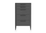 Комод Type высокии? 5 ящиков (темно-серый)
