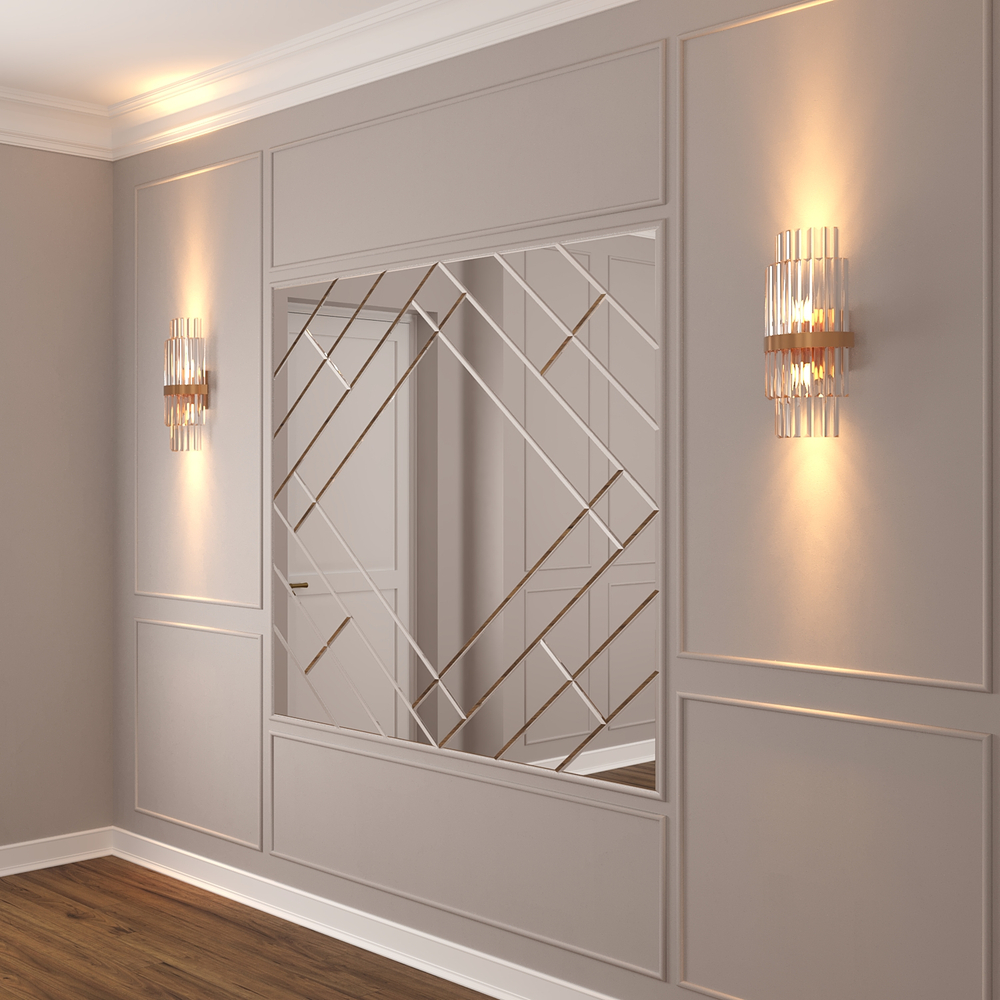 Зеркальное панно Геометрия