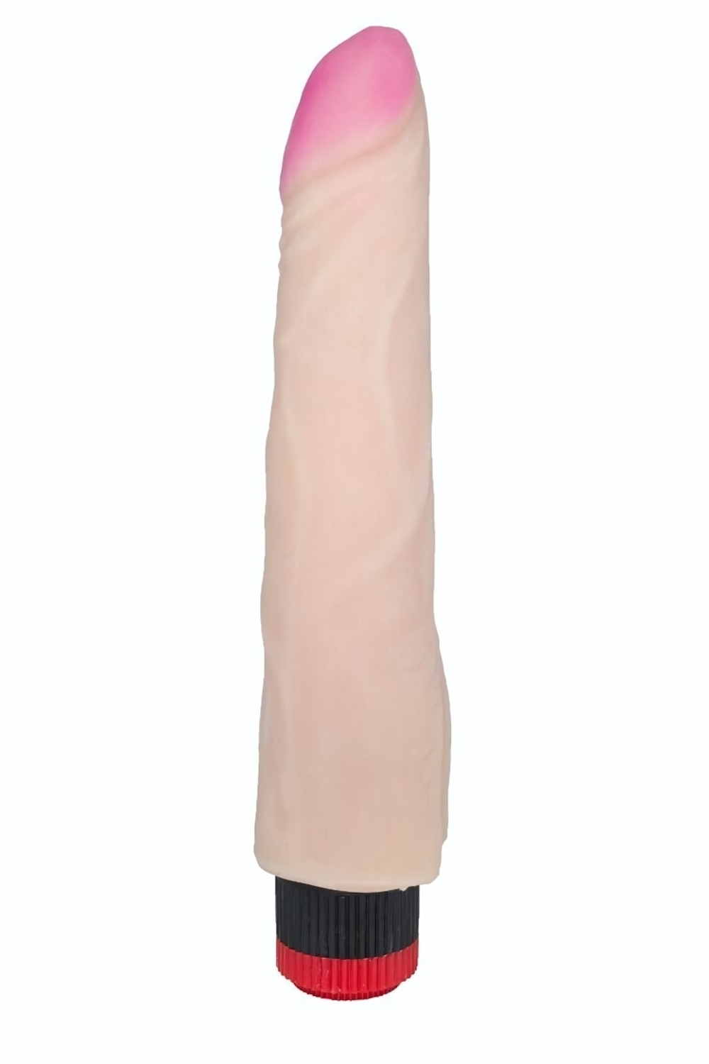 Вибромассажёр HUMAN STYLE 8 без мошонки - 20,3 см. (Цвет: телесный)