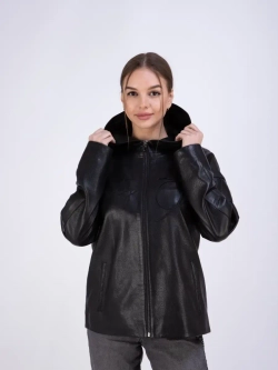 Куртка женская кожаная большие размеры