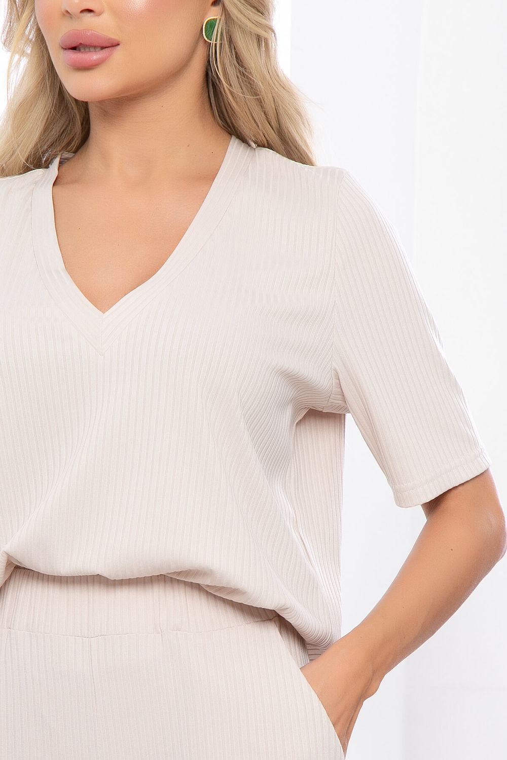 Костюм брючный "Дина" (экрю) К5355 LT Collection