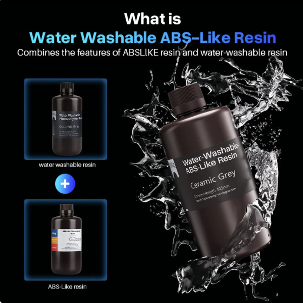 Elegoo Water-Washable ABS-Like Resin