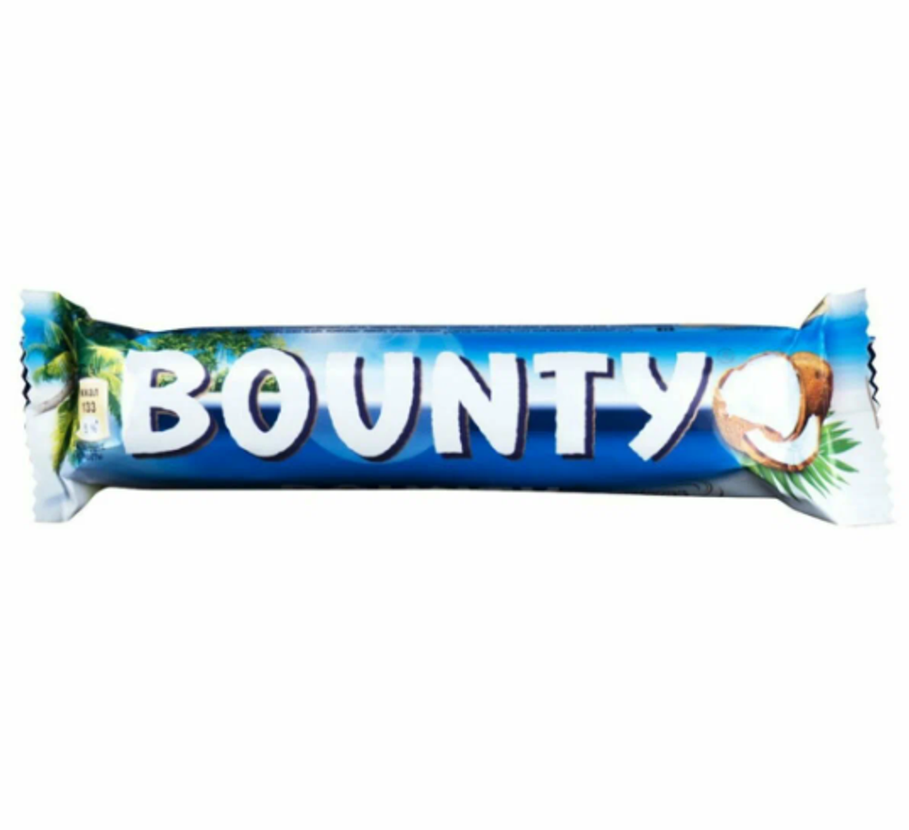 Шоколадный батончик Bounty 55г