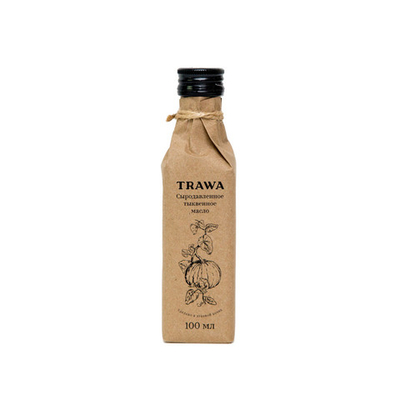 Масло тыквенное сыродавленное "Trawa", 100 мл