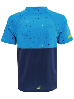 Мужское поло теннисное Babolat Compete Polo Men - malibu blue/estate blue