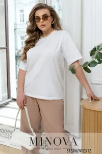 Футболка 2512-белый Minova
