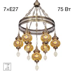 Citilux Каир CL419165 Люстра подвесная Мозаика Янтарь