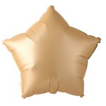 Шар фольгированный Звезда 46 см (Бежевый)