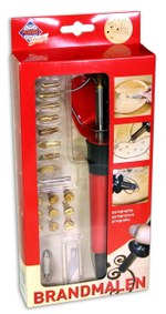 Выжигатель по дереву с насадками Pebaro, 20 насадок