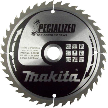Пильный диск по дереву Z20 Specialized Makita B-31142