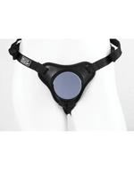Черные трусики для страпона Body Dock SE на регулируемых ремнях (Цвет: черный)
