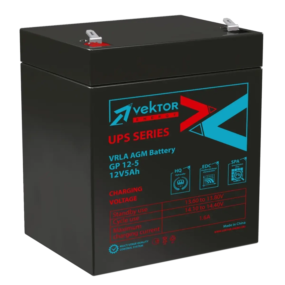 Аккумуляторная батарея Vektor Energy GP 12-5