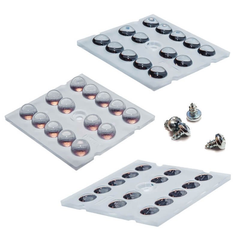 Комплект линз 30° (24 шт) для панели Quantum board 120W 301b (39х39/58х28 см)