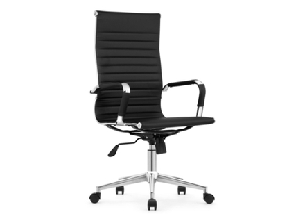 Компьютерное кресло Reus pu black / chrome