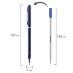 Ручка подарочная шариковая BRAUBERG "Delicate Blue", корпус синий, узел 1 мм, линия письма 0,7 мм, синяя, 141400