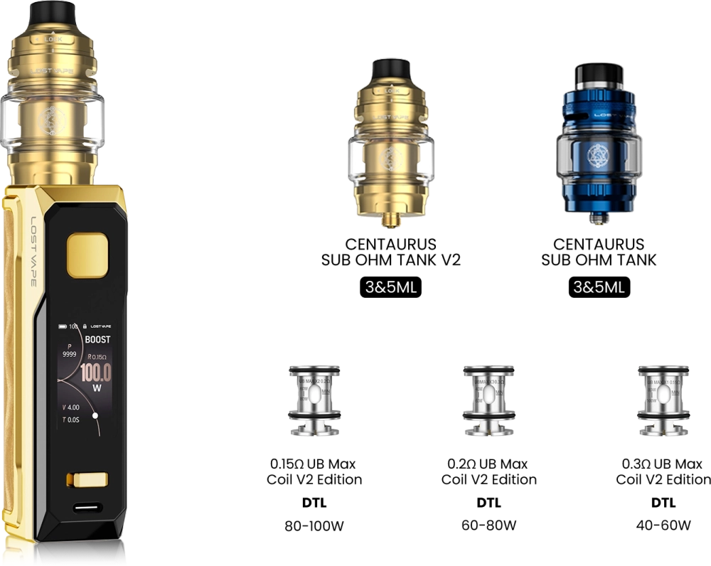 Lost vape THELEMA SOLO 100 PRO Kit