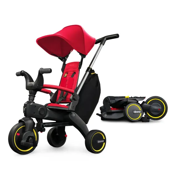 Складной трехколесный велосипед Doona Liki Trike S3, Flame Red