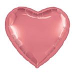 Ag Шар Сердце 19''/46 см, Кармин (БГ-15)