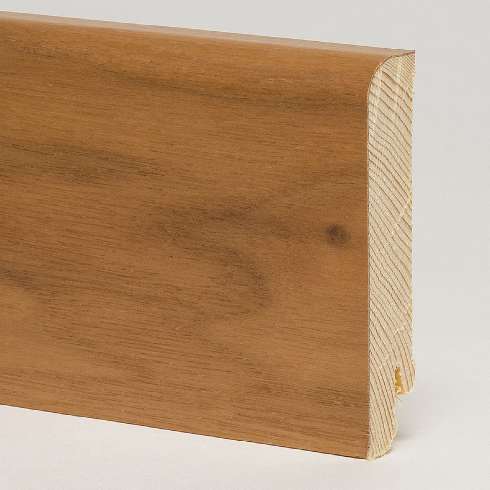 Плинтус напольный шпонированный Pedross Орех Американский 80х18х2500