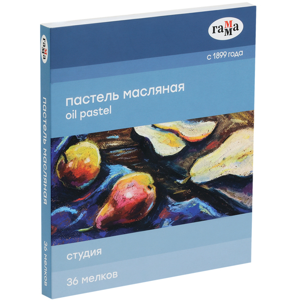 Пастель масляная Гамма "Студия", 36 мелков, картон. упаковка