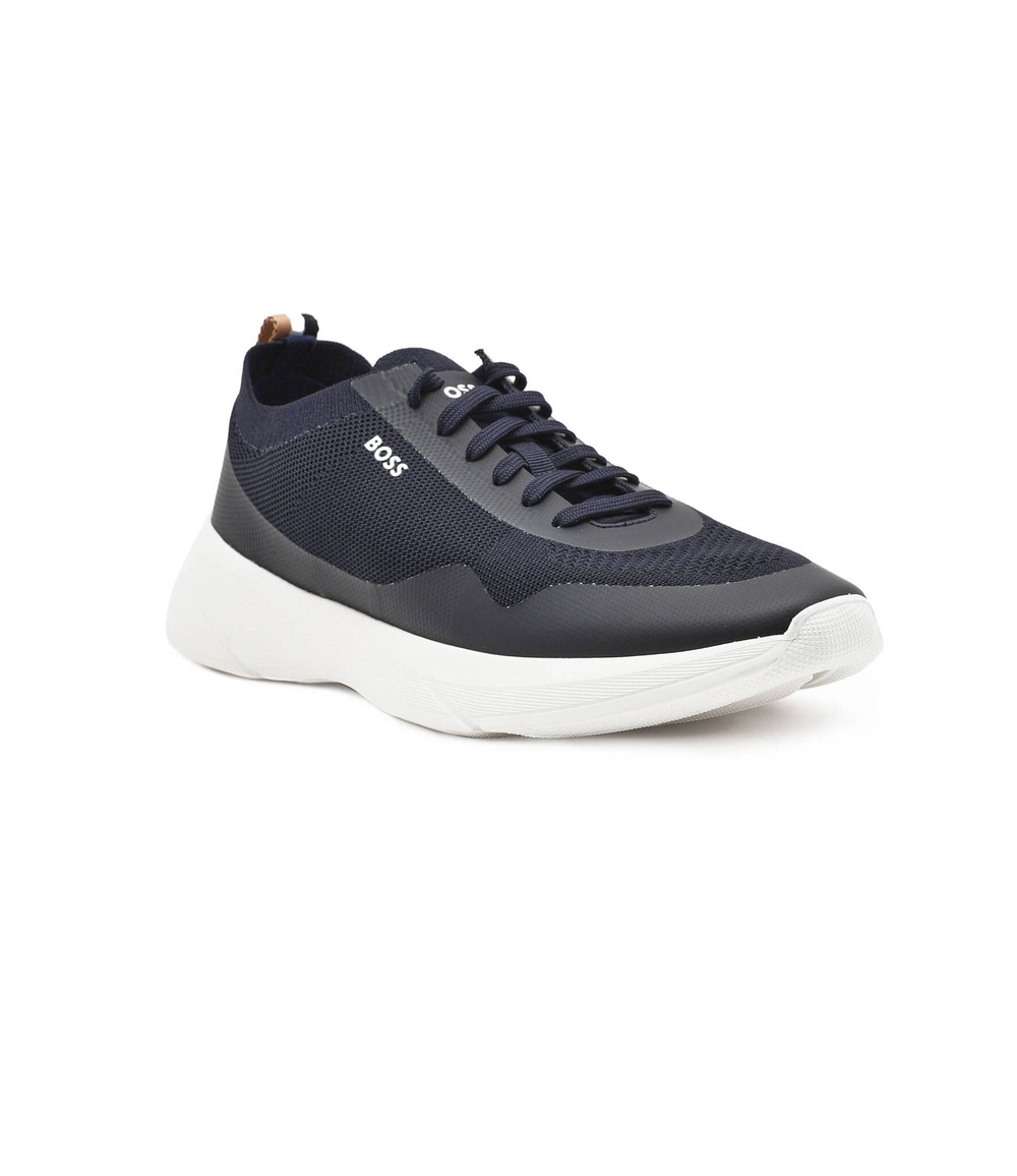 кроссовки dean_runn_kn BOSS BLACK - темно-синий(50480810)