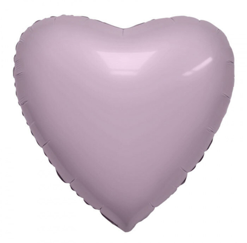 Шар фольгированный Сердце "Орхидея" 18" с гелием