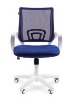 Офисное кресло CHAIRMAN 696, ткань TW/сетчатый акрил,пластик белый