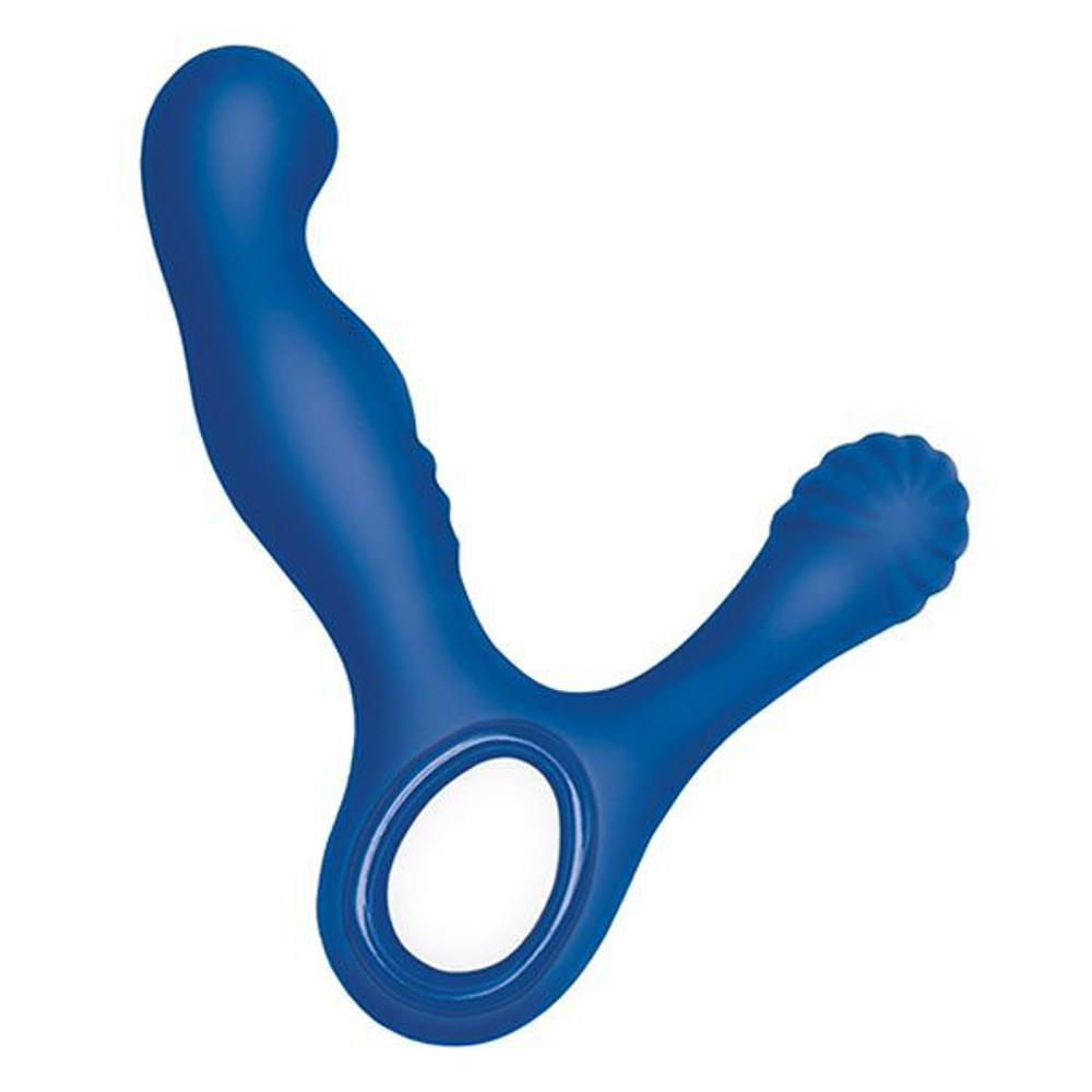 Синий стимулятор простаты с вибрацией Revive Prostate Massager