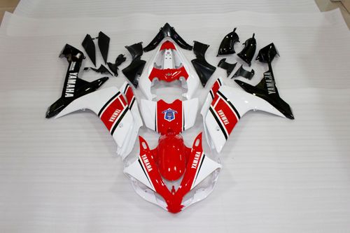 Комплект пластика для мотоцикла Yamaha YZF-R1 07-08 Красно-Белый