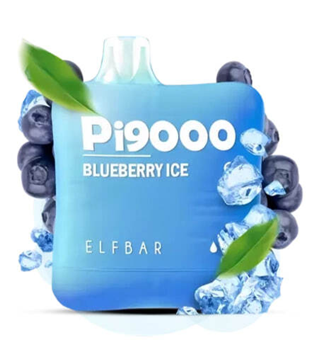 Elf Bar Pi9000 - Blueberry Ice (nic 5%)