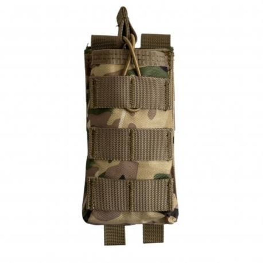 Подсумок molle одинарный мультикам для магазина АК