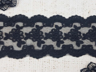 Вышивка на сетке, ш. 7 см.