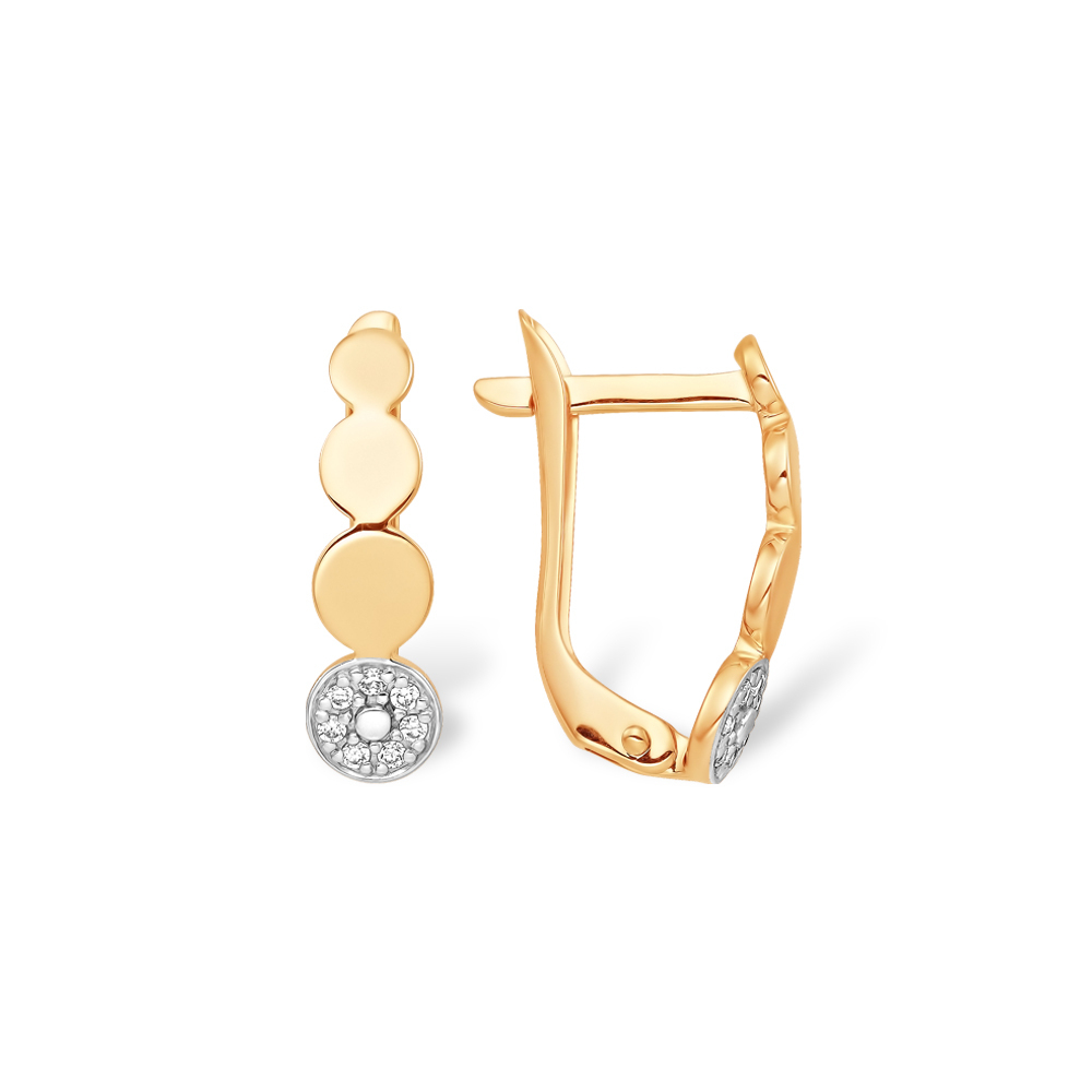 Серьги из золота 585 пробы