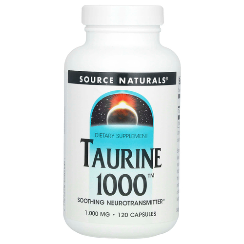Source Naturals, таурин, 1000 мг, 120 капсул
