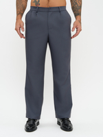 Брюки к однобортный костюм без ворота