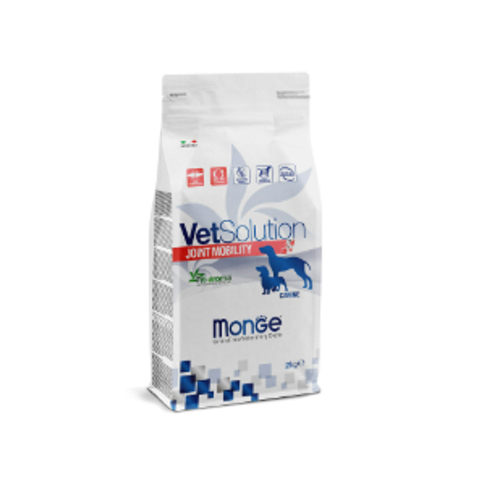 Сухой корм диетический для собак и щенков при заболеваниях суставов Monge VetSolution Dog Joint Mobility Джоинт Мобилити 2кг