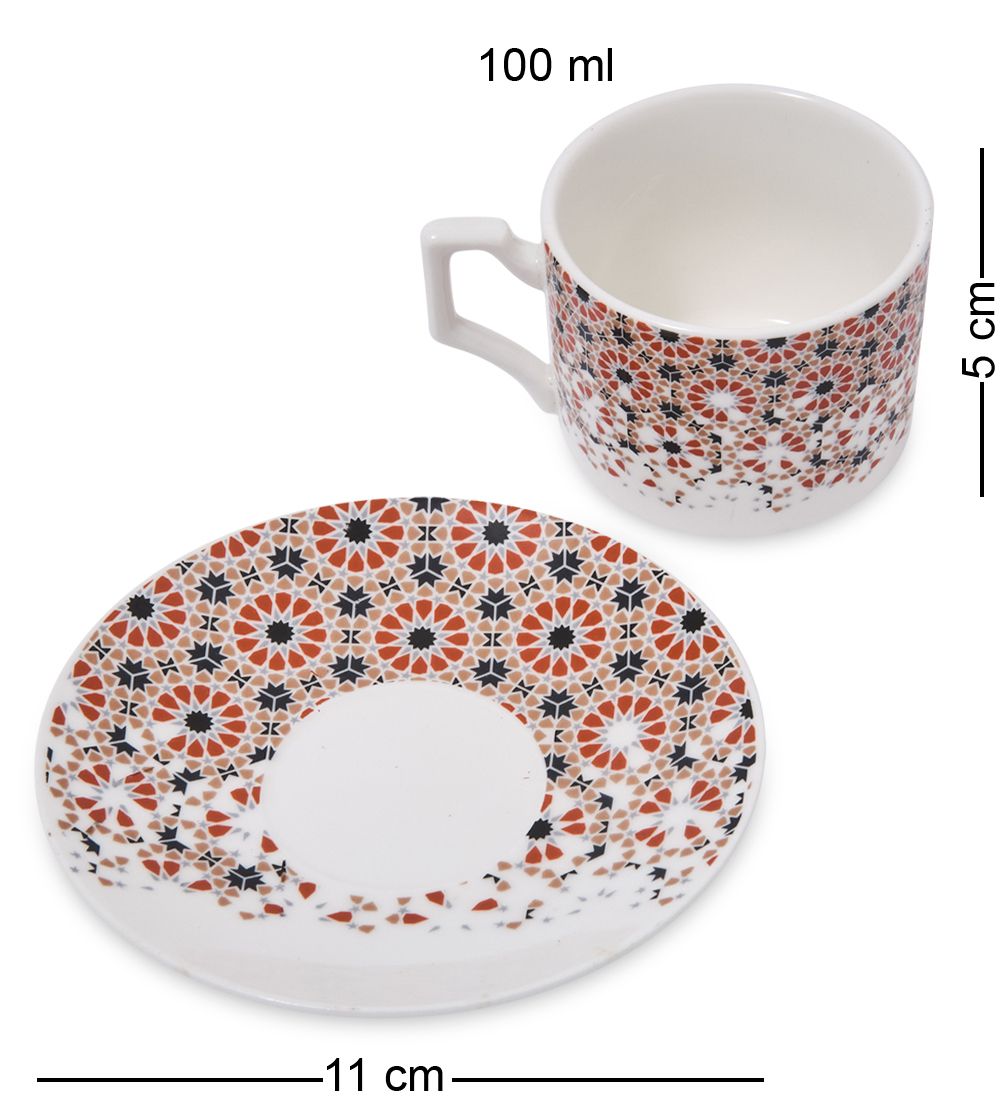 GAEM Art MUG-435/4 Набор из 6 чайных пар