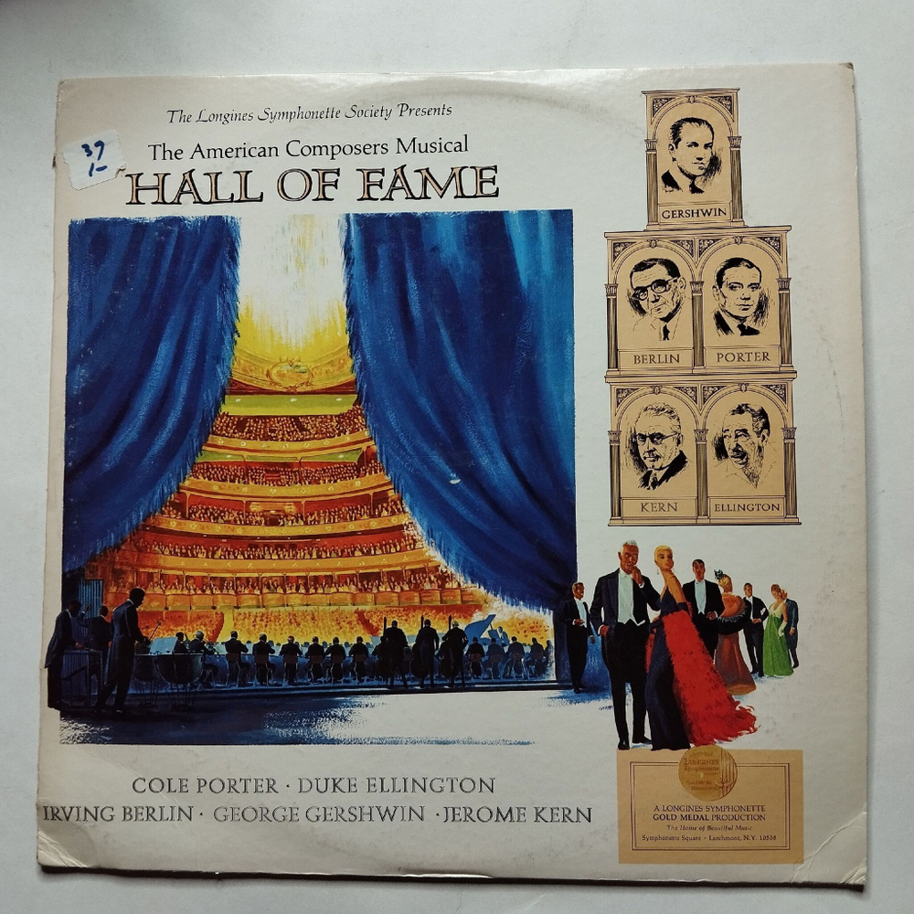 Винтажная виниловая пластинка LP The Longines Symphonette The American Hall Of Fame (USA 1969)