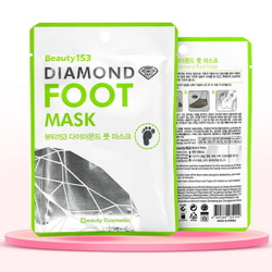 Увлажняющая маска-носочки для ног BeauuGreen Beauty 153 Diamond Foot Mask, 1пара
