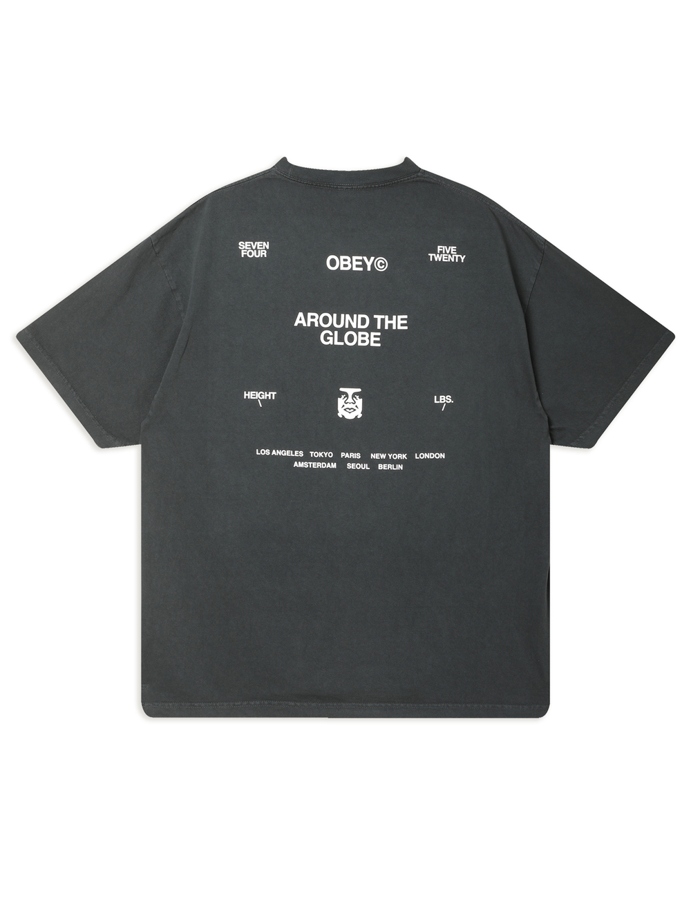 Мужская Футболка Obey Around The Globe