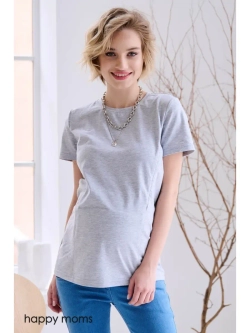 Футболка для беременных и кормящих мам