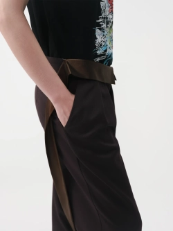 Брюки с декоративной лентой OLA OLA