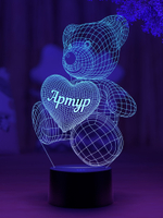 Ночник "Мишка с именем Артур"