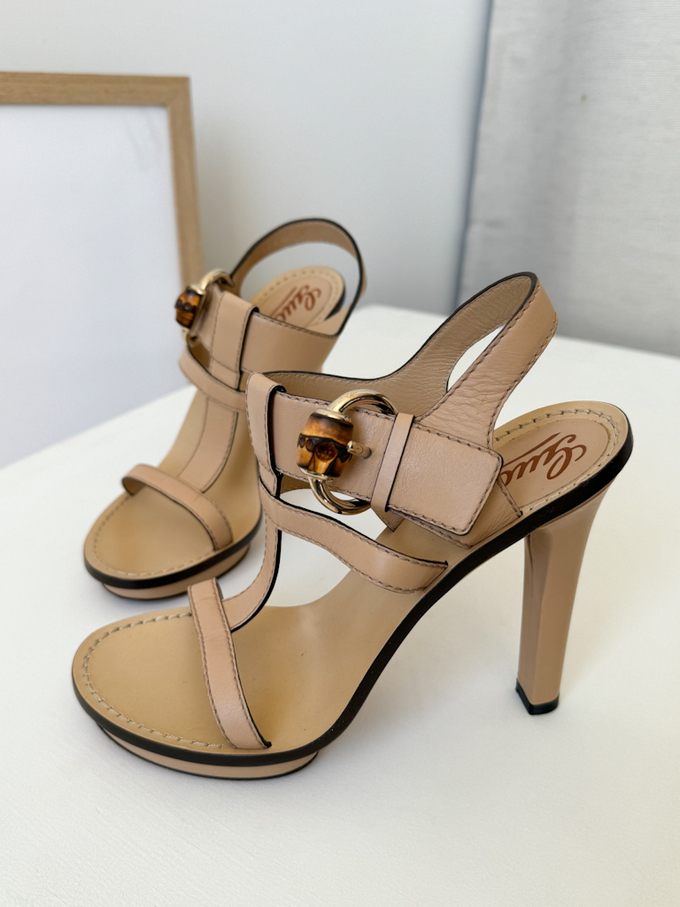 Кожаные босоножки Gucci , 36