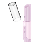 Сиреневый вакуумный стимулятор 13см в виде губной помады Satisfyer Secret Kiss 3D