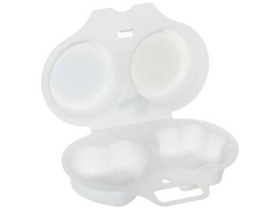 Контейнер для приготовления яиц в СВЧ Глазунья EXPRESS (снежно-белый)