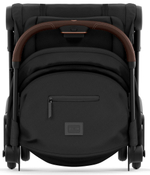 Коляска Cybex Coya Rosegold Frame Cloud G i-Size Fog Grey Sepia Black с дождевиком и бампером