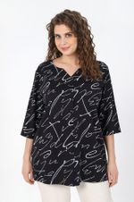 Блузка Мода-2 Виотекс ЧЁРНЫЙ