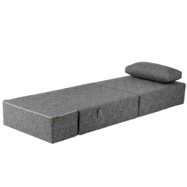 Бескаркасное кресло-кровать (трансформер) BuyDream (серый)