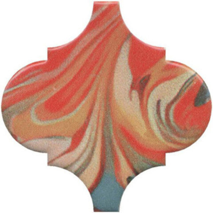 Декор Арабески Венеция красный матовый (VT\A625\65000)